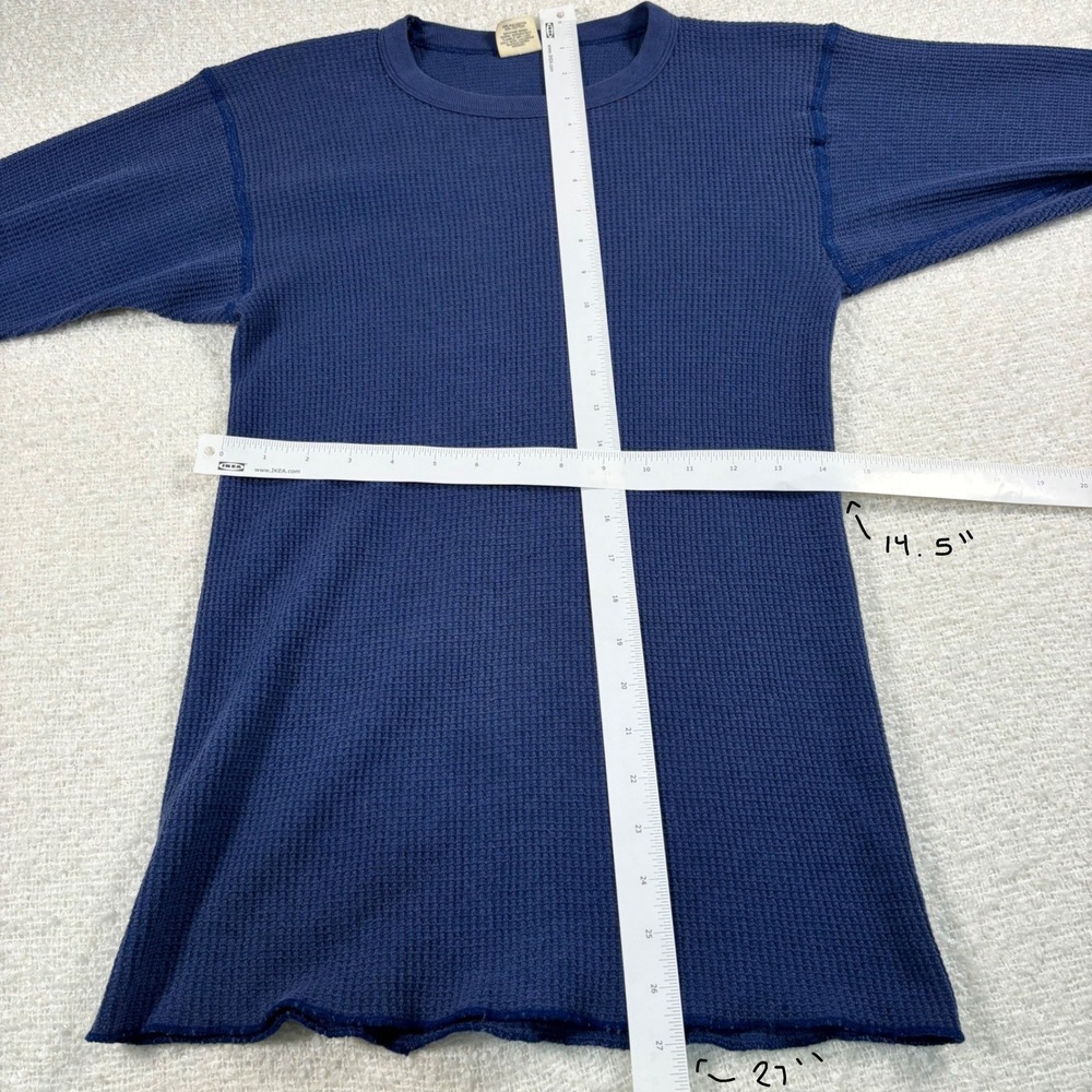 vintage 80s grunge northwest territory waffle knit thermal boxy sweater gorpcore - Picture 4 of 6